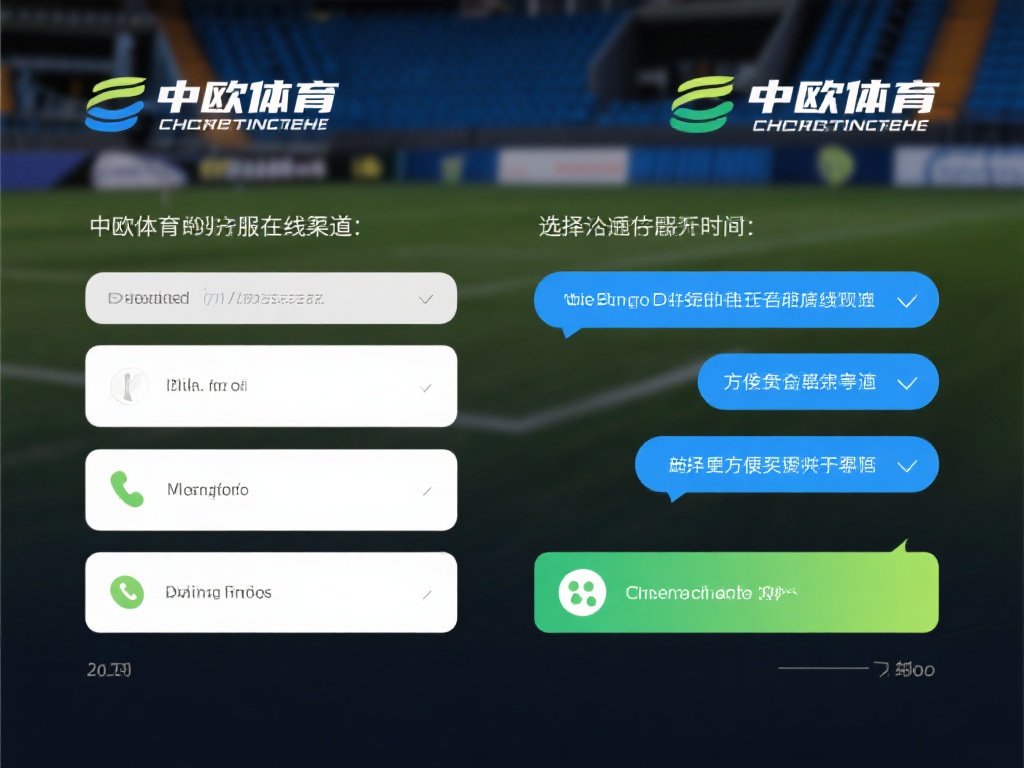 选择合适的沟通渠道：中欧体育通常提供在线聊天、邮箱